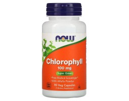 Хлорофилл CHLOROPHYLL 100 мг/капс от NOW (90 капсул)
