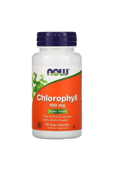 Хлорофилл CHLOROPHYLL 100 мг/капс от NOW (90 капсул)