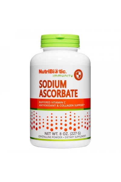 NutriBiotic Sodium Ascorbate Buffered Vitamin C (Витамин С), 227 гр