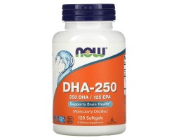 Омега-3 ДГК - 250 Now Foods Omega-3 DHA-250, 120 капс.