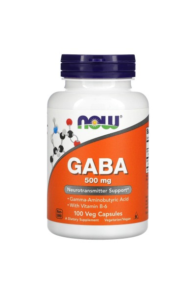 ГАБА Now Foods GABA, 500 мг, 100 капс.