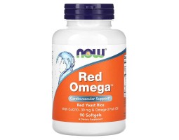 Красная Омега Now Foods Red Omega, 90 капс.