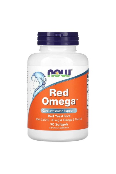 Красная Омега Now Foods Red Omega, 90 капс.
