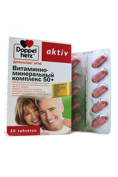 Мультикомплекс 50+ Doppelherz, 30 табл.