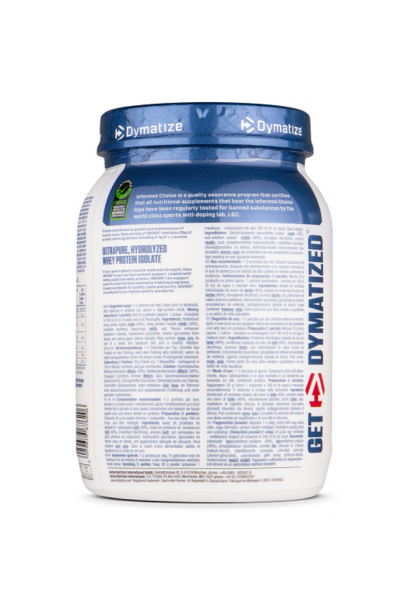 Изолят Dymatize ISO 100, 932 гр.