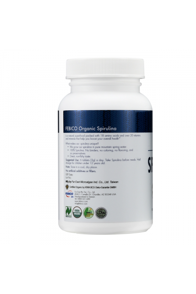 Spirulina from Febico, 500 mg (180 tablets)