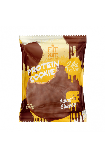 Chocolate Protein Cookie from FitKit (3 вкуса), 5x50 гр