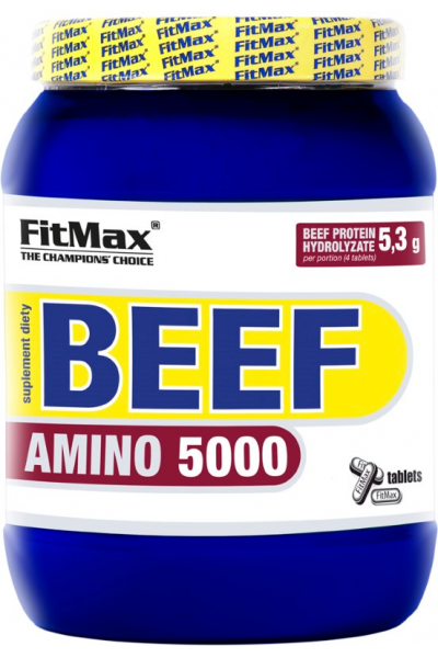 Аминокислоты FitMax Beef Amino 5000, 500 таб.