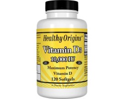 Healthy Origins Vitamin D3 10000 IU (Витамин Д3), 120 капс