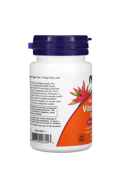 Vitamin D3 2000 от NOW Vitamin D3 2000 от NOW