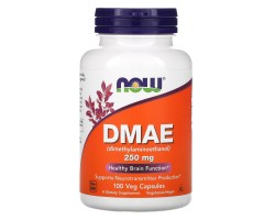 DMAE (диметиламиноэтанол) 250 мг NOW Foods, 100 капс