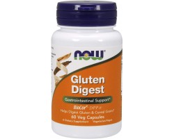 Gluten Digest Enzymes NOW Foods (Ферменты для глютена), 60 вег.капс.