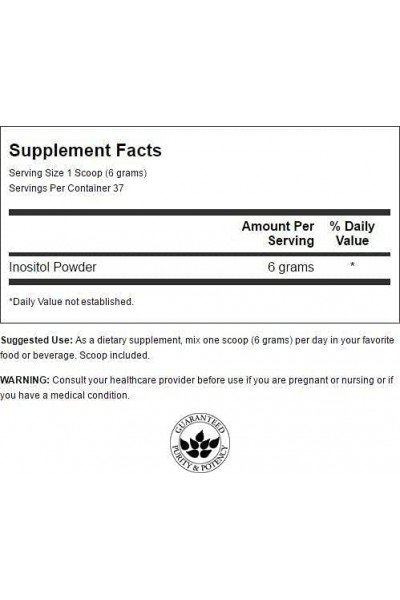 Swanson 100% inositol powder (Инозитол), 250 гр Swanson 100% inositol powder (Инозитол), 250 гр