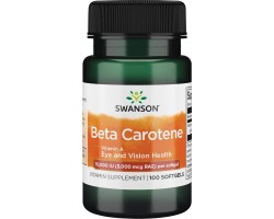 Swanson Beta Carotene 10000IU (Бета каротин), 100 капс