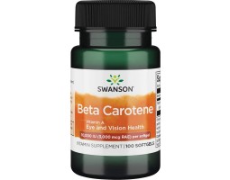 Beta Carotene 10.000 IU от Swanson (100 капс.)