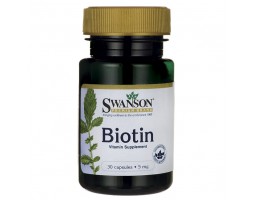 Swanson Biotin (Биотин), 5000 мг, 30 капс-foto3