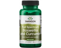 Boswellia and Curcumin (Босвеллия и куркумин) Swanson, 60 капс
