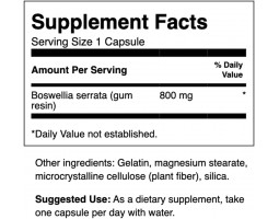 Swanson Boswellia (Босвелия), 800 мг, 60 капс-foto2