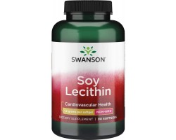 Соевый Лецитин 1200 мг Non-GMO от Swanson (90 капс.)
