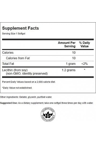 Swanson Soy Lecithin (Соевый лецитин), 1200 мг, 90 капс Swanson Soy Lecithin (Соевый лецитин), 1200 мг, 90 капс