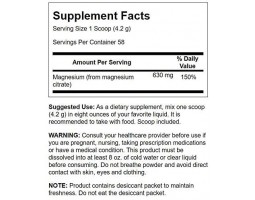 Swanson Magnesium Citrate Powder (Магний цитрат), 245 гр-foto2