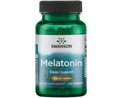 Мелатонин 3 мг от Swanson (120 капс)