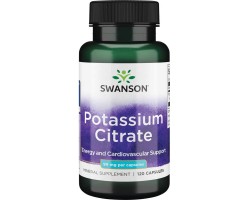Калий Цитрат (Potassium Citrate) от Swanson 99 МГ (120 капс.)