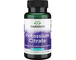 Swanson Potassium citrate (Калий цитрат), 99 мг, 120 капс