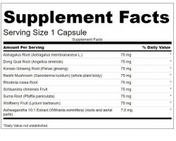 Swanson Rhodiola, ashwagandha, ginseng (Родиола, ашваганда, женьшень), 60 капс-foto2