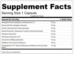 Swanson Rhodiola, ashwagandha, ginseng (Родиола, ашваганда, женьшень), 60 капс-foto2