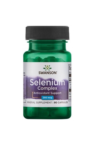 Swanson Selenium complex (Селен комплекс), 200 мг, 90 капс