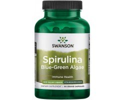 Swanson Spirulina (Спирулина), 500 мг, 90 вег капс