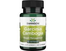 Swanson Garcinia Cambogia 5:1 (Гарциния камбоджийская), 80 мг, 60 капс