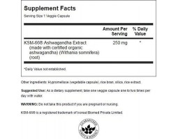 Swanson Ult ashwagandha (Ашваганда), 250 мг, 60 капс-foto2