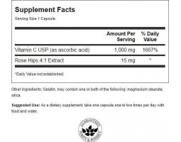 Swanson Vitamin C 1000 (Витамин С), 90 капс.-foto2