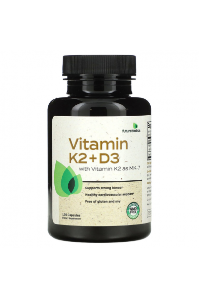 Витамины К2+Д3 Futurebiotics Vitamin K2+D3, 120 капс. Витамины К2+Д3 Futurebiotics Vitamin K2+D3, 120 капс.