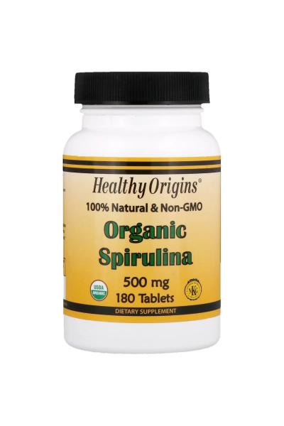 Healthy Origins Spirulina (Спирулина), 500 мг, 180 таб Healthy Origins Spirulina (Спирулина), 500 мг, 180 таб