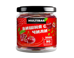 Варенье вишня с чили без сахара от Multibar, 300 гр