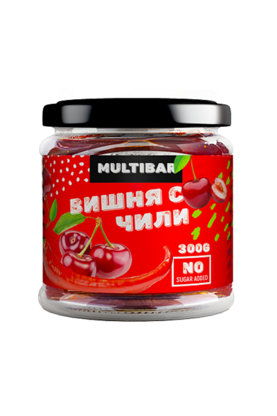 Варенье вишня с чили без сахара от Multibar, 300 гр