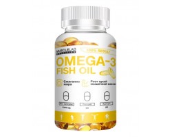 MuscleLab Omega 3 (Омега 3), 800EPA/600DHA, 90 капс.