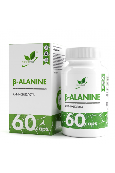 Бета-аланин NaturalSupp Beta-alanine, 60 капс.