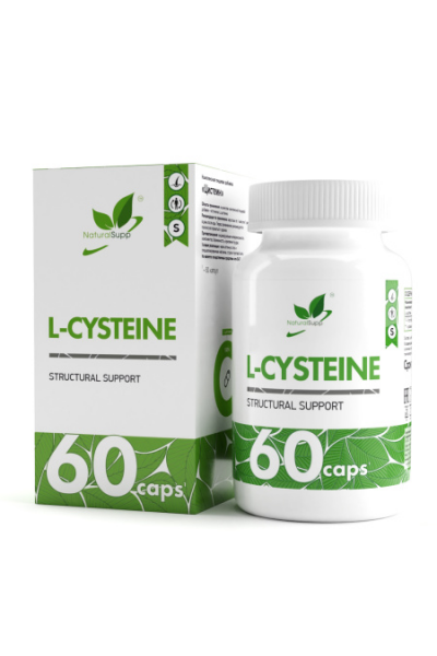 Л-Цистеин NaturalSupp L-Cysteine, 60 капс.