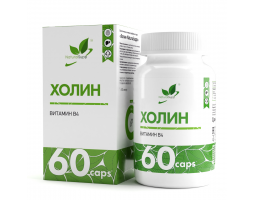 Холин Битартрат Витамин B4 NaturalSupp Choline Bitartrate, 60 капс.
