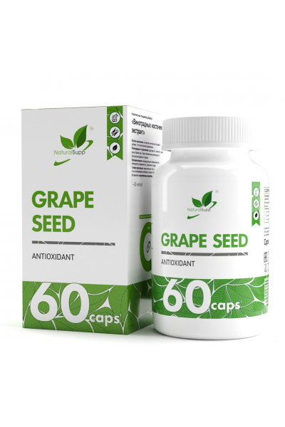 Экстракт виноградных косточек NaturalSupp Grape seeds, 60 капс.