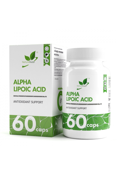 Альфа-липоевая кислота NaturalSupp Alfa Lipoic Acid, 60 капс.