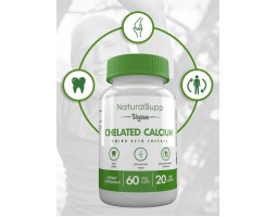 Кальций хелат Вег NaturalSupp Chelated Calcium, 60 капс.-foto3