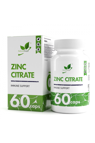 Цинк цитрат NaturalSupp Zinc Citrate, 60 капс