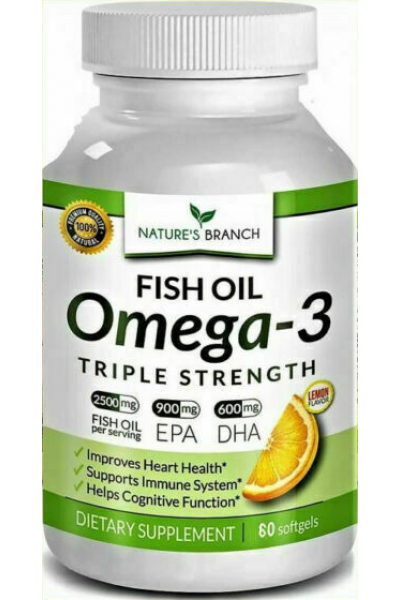 Omega-3 900EPA/600DHA from Nature's Branch (60 caps) Omega-3 900EPA/600DHA from Nature's Branch (60 caps)