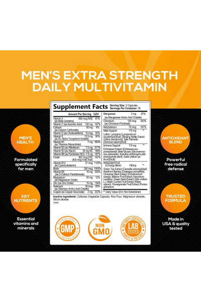 Nature's Nutrition Men's  Multivitamin (Мужские мультивитамины), 60 капс 