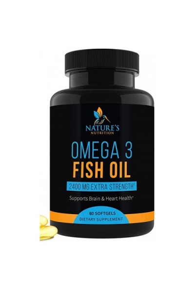 Nature's Nutrition Omega 3 Fish Oil (Омега 3), 864EPA/576DHA, 60 капс Nature's Nutrition Omega 3 Fish Oil (Омега 3), 864EPA/576DHA, 60 капс